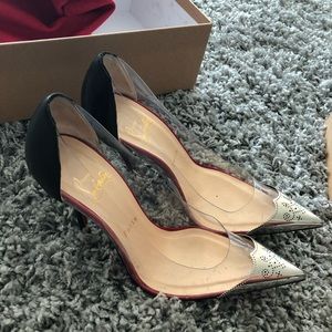 Christian Louboutin Djalouzi 100 PVC/KID/Patent